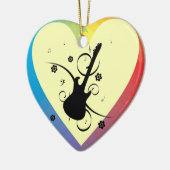 Guitar Ceramic Ornament (Links)