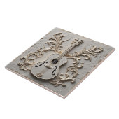 Guitar Ceramic Tegel Tegeltje (Zijkant)