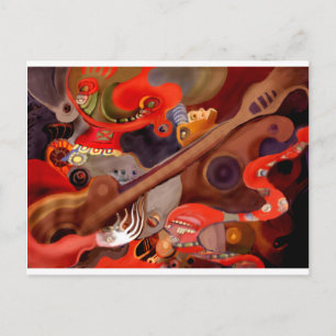 Guitar Chaman van Albruno* Briefkaart