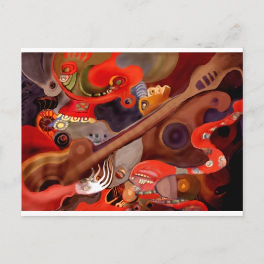 Guitar Chaman van Albruno* Briefkaart (Voorkant)