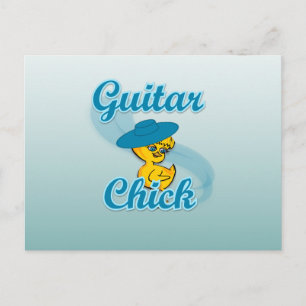 Guitar Chick #3 Briefkaart