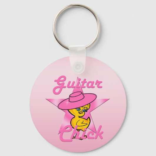 Guitar Chick #8 Sleutelhanger (Voorkant)