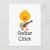 Guitar Chick Briefkaart (Voorkant)