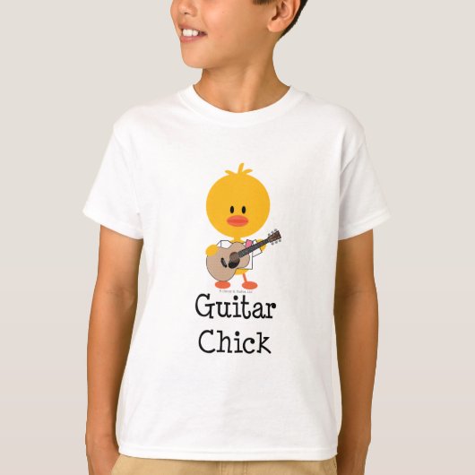 Guitar Chick Kind T-shirt (Voorkant)