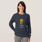 Guitar Chick Long hoeve Tee Shirt (Voorkant volledig)