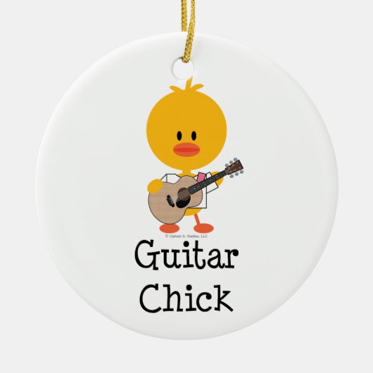 Guitar Chick Ornament (Voorkant)