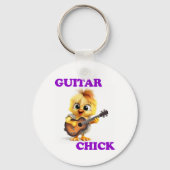 Guitar Chick Sleutelhanger (Achterkant)
