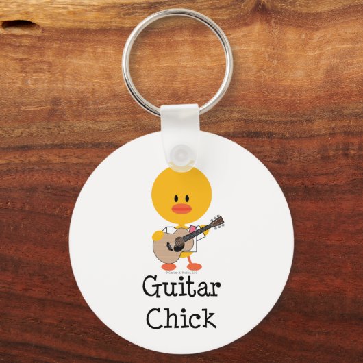 Guitar Chick Sleutelhanger (Voorkant)