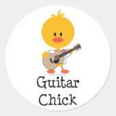 Guitar Chick Stickers (Voorkant)