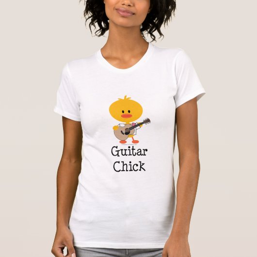 Guitar Chick T shirt (Voorkant)
