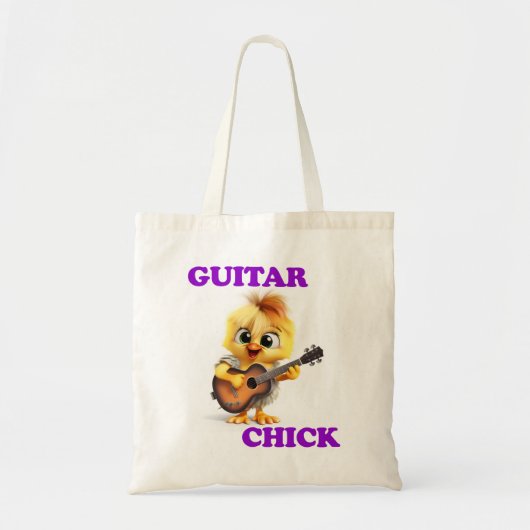 Guitar Chick Tote Bag (Voorkant)