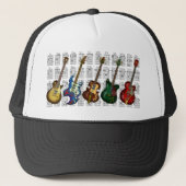 Guitar & chord2 trucker pet (Voorkant)