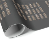 Guitar Chord Chart neemt nota van Funny Music Teac Cadeaupapier (Rol Hoek)