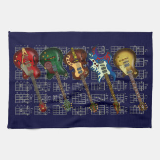 Guitar & chord theedoek