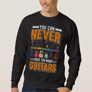 Guitar Collector Funny Guitarist Music Lover Trui