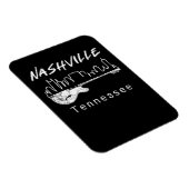 Guitar Country Music Souvenir Gift Nashville Magneet (Rechterzijde)