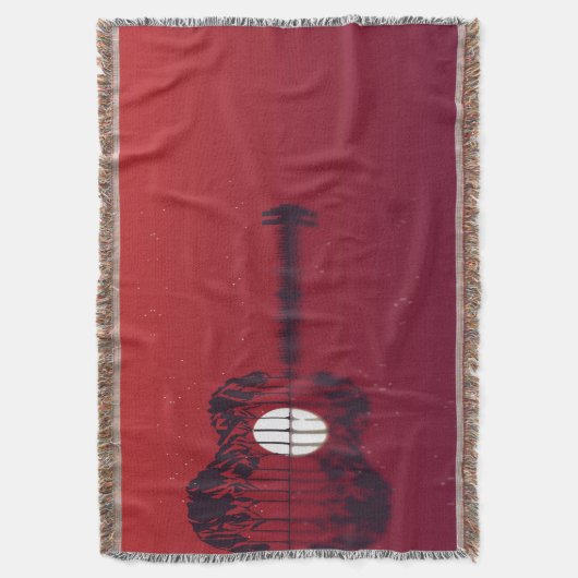 Guitar Cove Deken (Voorkant Verticaal)