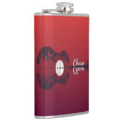 Guitar Cove Naam op Guitar Neck Heupfles (Rechts)