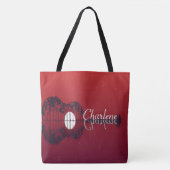 Guitar Cove Reflection Name Tote Bag (Voorkant)