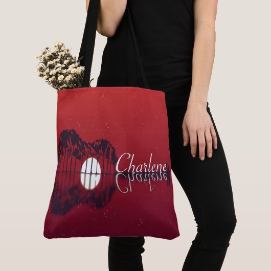 Guitar Cove Reflection Name Tote Bag (Dichtbij)