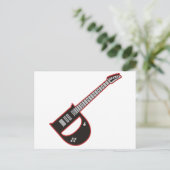 Guitar D Briefkaart (Staand voorkant)