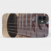 Guitar dark brown iPhone 5 Hoesje (Achterkant (horizontaal))