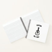 Guitar de hele dag notitieboek (Binnen)
