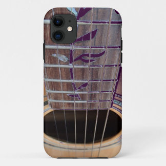 Guitar deep paarse iPhone 5 Hoesje