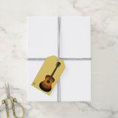 Guitar Design Gift Label Cadeaulabel (Met Touw)
