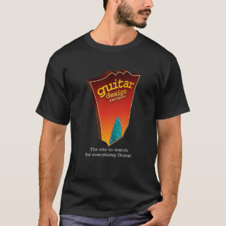 Guitar Design Reviewen Donkere T-shirt