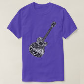 Guitar Deze machine doodt fascisten T-shirt (Design voorkant)