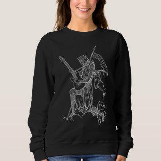 Guitar die Knight Metal Templar Medieval Folk spee Trui