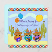 Guitar die Sombrero speelt Eigendom van aangepaste Kaart (Voorkant / Achterkant)