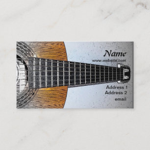 Guitar Digital Ink Visitekaartjes
