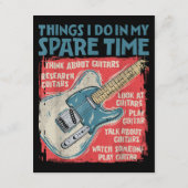 Guitar dingen die ik doe in mijn vrije tijd, grapp informatiekaartje (Achterkant)