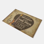 Guitar Doormat, muziekoplade Doormat Deurmat (Schuin)