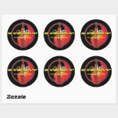 Guitar Dragon Dojo Sticker (Vel)