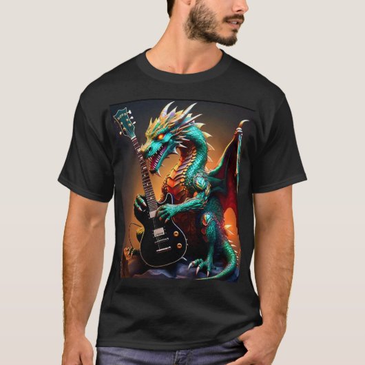 Guitar Dragon T-shirt (Voorkant)