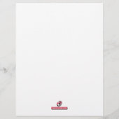 Guitar Drum Red en Blue Gig of Venue Flyers (Achterkant)