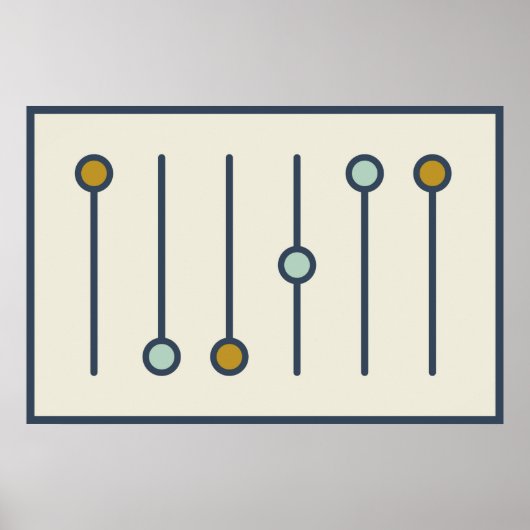 Guitar E Chord Poster (Voorkant)