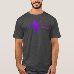 Guitar Electric Womens Mannen Guitar Player T-shirt