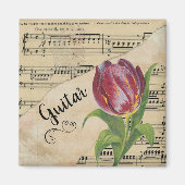 Guitar Elegant Tulip  — Specificaties Magneet (Voorkant)