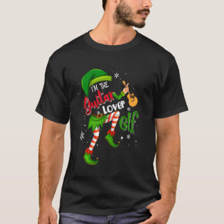 Guitar Elf Matching Family Group Xmas Partij T-shirt