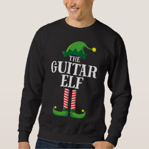 Guitar Elf Matching Family-kerstfeest Trui