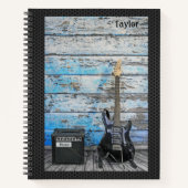 Guitar en ampère - Aanpassen en aanpassen - Groot Notitieboek (Voorkant)