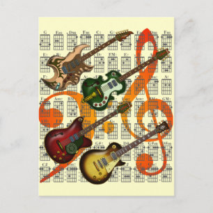 Guitar en Chord 07 Briefkaart