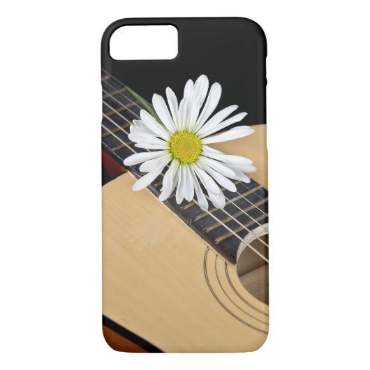 Guitar en Daisy Case-Mate iPhone Case (Achterkant)