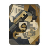 Guitar en Fruit Bowl op tafel, 1918 Magneet (Verticaal)