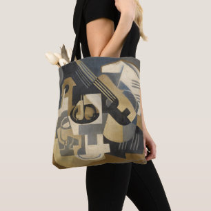 Guitar en Fruit Bowl op tafel, 1918 Tote Bag