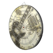 Guitar en Microphone Dart Board Dartbord (Voorkant Rechts)